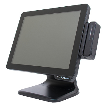 Сенсорный POS-моноблок POSCenter POS200 (15", PCAP, J3455, RAM 4Gb, SSD 128Gb, MSR) без ОС