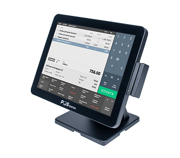 Сенсорный POS-моноблок POSCenter Atlas (15", PCAP, J4125, RAM 8Gb, SSDM2 128Gb, MSR) без ОС