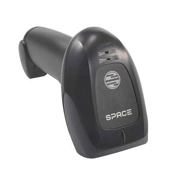 Сканер штрихкода SPACE LITE-2D-USB (черный), ручной
