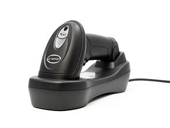 Беспроводной сканер штрихкода G-SENSE IS1405BT HD 2D Bluetooth, USB, черный, cradle