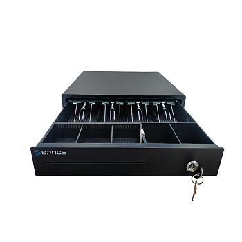 Денежный ящик SPACE BOX-330К, автомат, черный